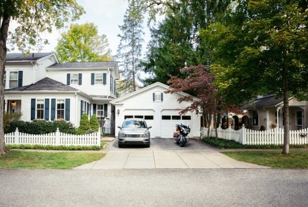 home car motorcycle garage 2 card image